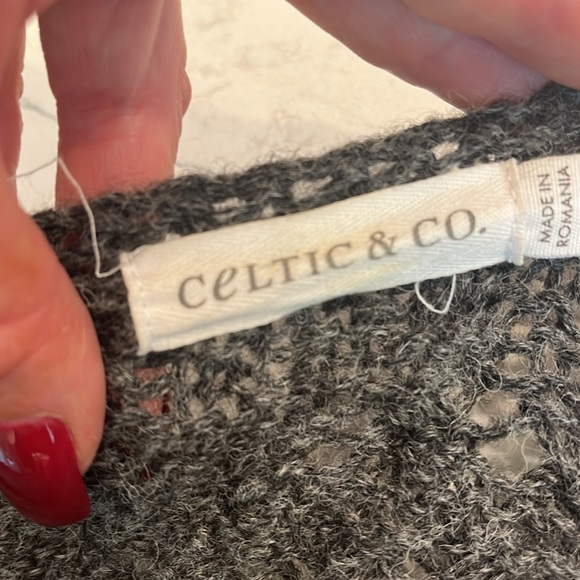 Celtic & Co. Gray Wool Cardigan - Picture 2 of 10